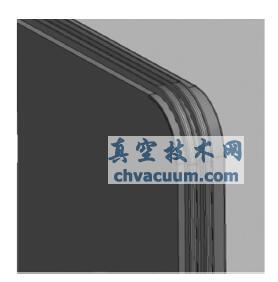 大門的雙重縱向密封設計