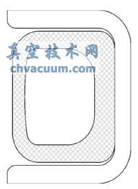 無棱充氣密封圈的截面